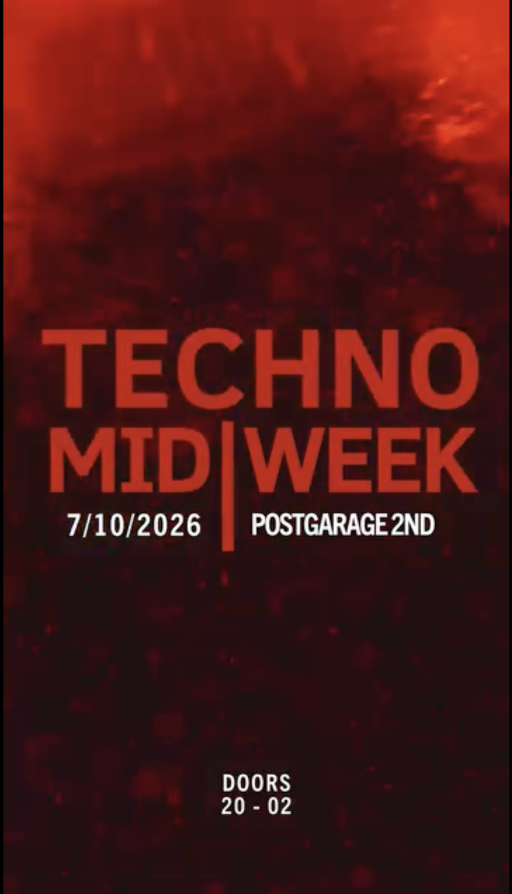techno Midweek -lowkey wednesday rave
